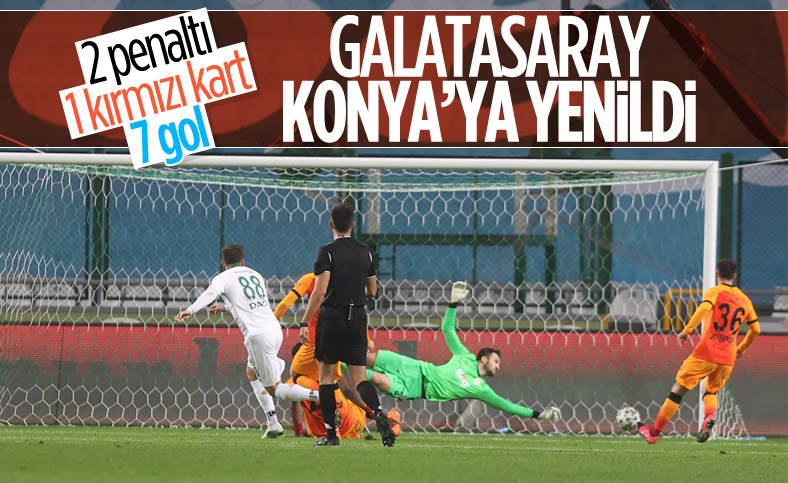 Gol düellosunda kazanan Konyaspor oldu
