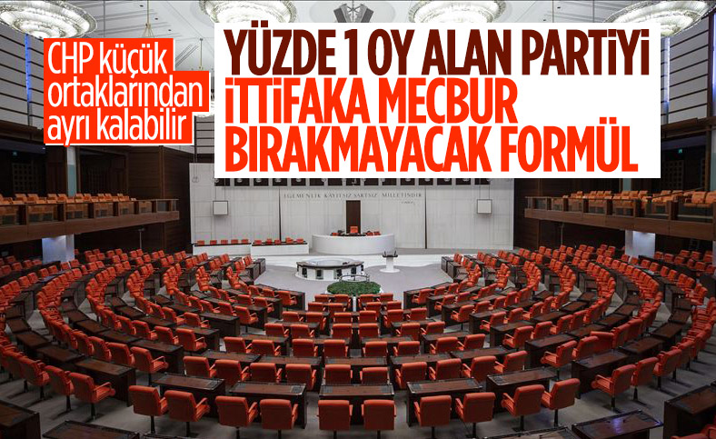 Seçimlerde ittifaka mecbur bırakmayacak formül masada