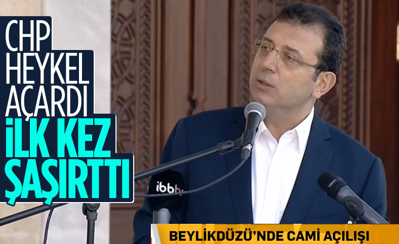 Ekrem İmamoğlu, Beylikdüzü'nde cami açılışı yaptı