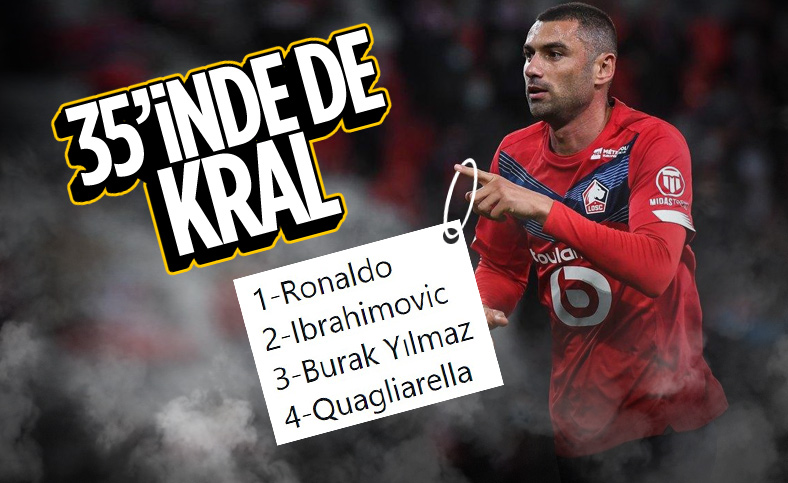 Burak Yılmaz yıldızlarla yarışıyor