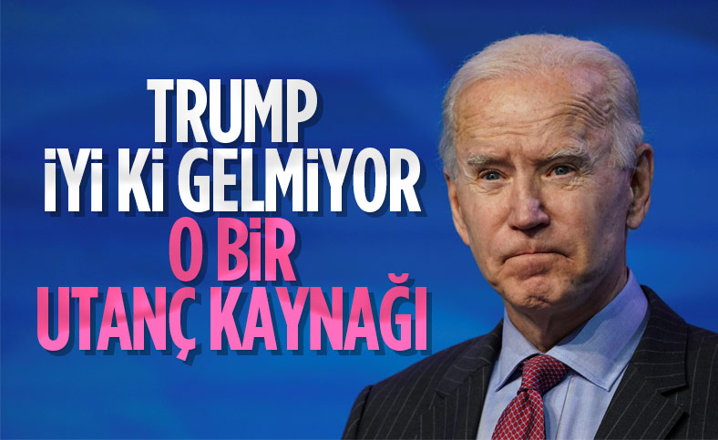 Biden: Trump'ın yemin törenine katılmaması iyi bir şey