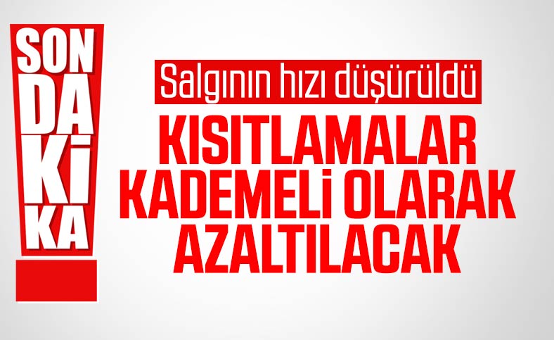 Cumhurbaşkanı Erdoğan: Kısıtlamaları kademeli olarak kaldıracağız