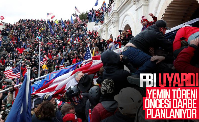 FBI: ABD'nin 50 eyaletinin kongrelerinde silahlı protesto planlanıyor