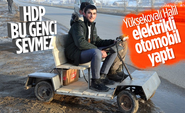 Yüksekovalı kardeşler elektrikli araç yaptı