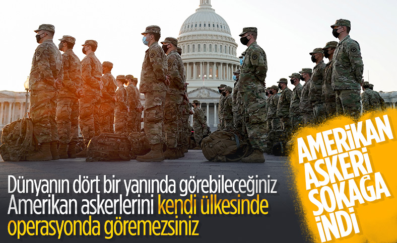 Joe Biden'ın yemin töreni için Ulusal Muhafızlar devrede