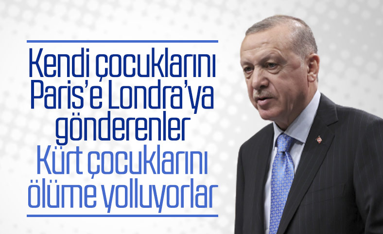 Erdoğan'dan HDP'ye: Analarından kopardıkları çocukları ölüme yolladılar