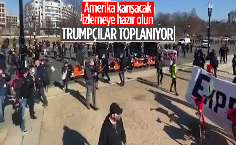 Donald Trump destekçileri, Washington'da toplanıyor