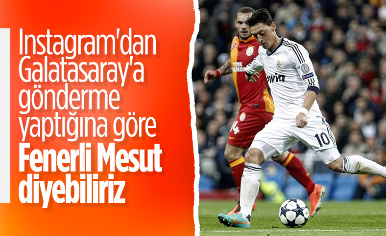 Mesut Özil'den Galatasaray'a gönderme