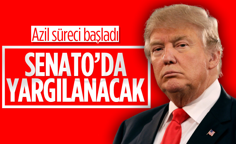 Trump'ın 'isyana teşvik' ile suçlandığı azil maddesi kabul edildi