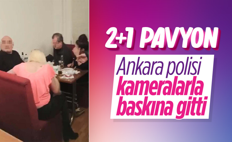 Ankara'da evi pavyona çevirdiler