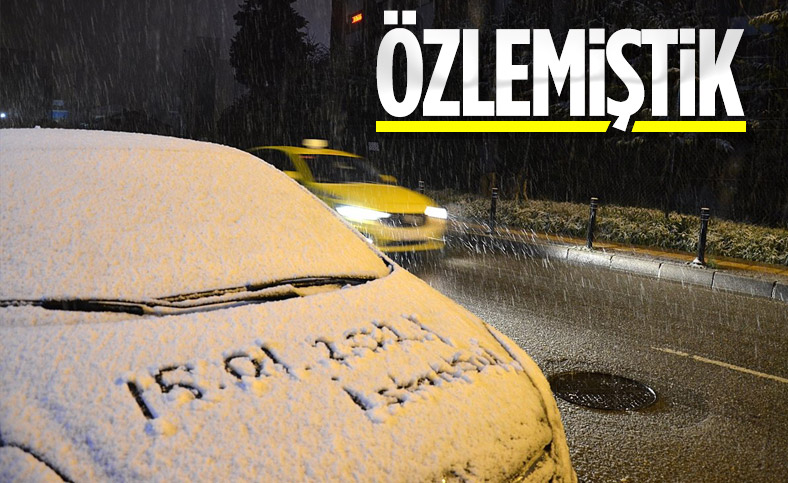 İstanbul'da kar yağışı etkisini artırdı