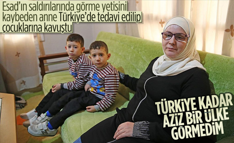 Suriyeli anne çocuklarına Türkiye'de kavuştu