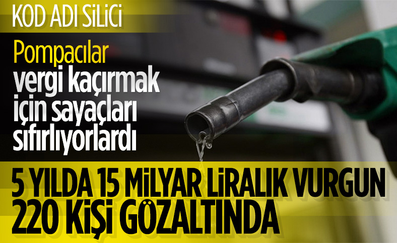 Cumhuriyet tarihinin en büyük akaryakıt vergi kaçakçılığı operasyonu gerçekleştirildi