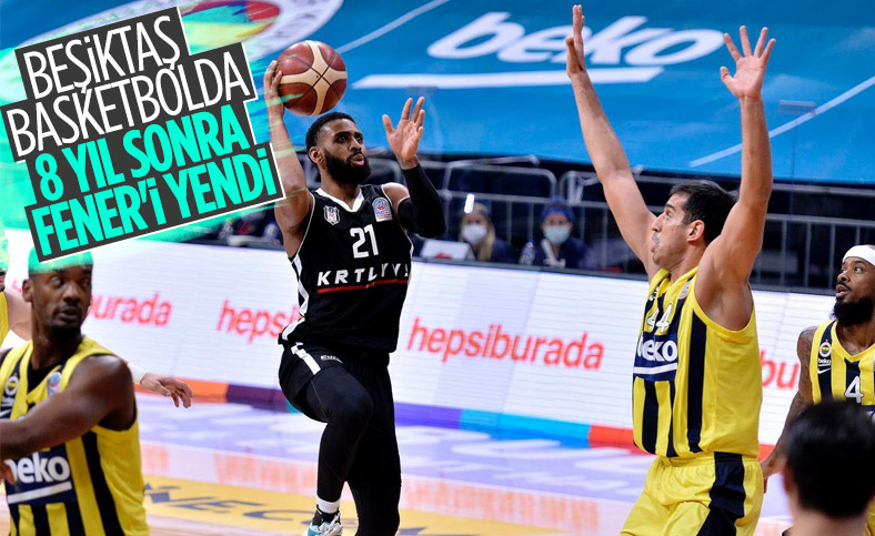 Beşiktaş, Fenerbahçe'yi 9 sayı farkla yendi