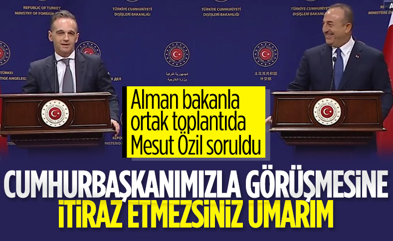 Çavuşoğlu'nun Heiko Maas'a Mesut Özil göndermesi
