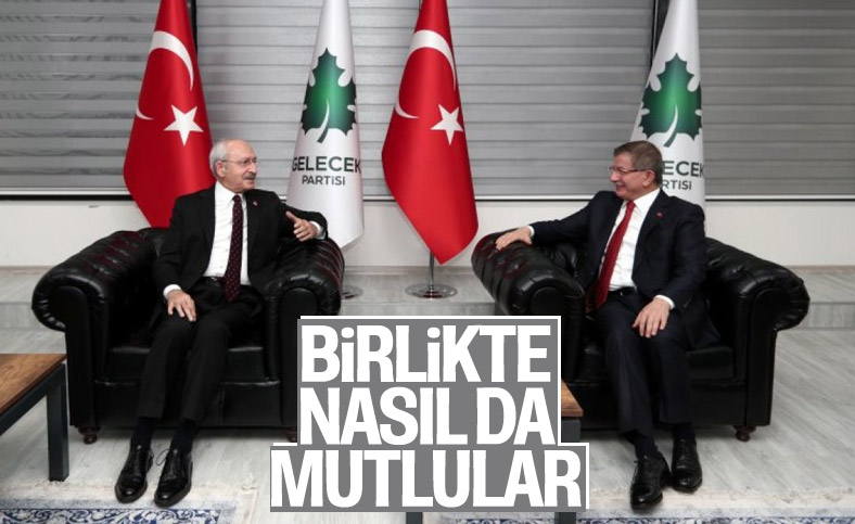 Kılıçdaroğlu, Davutoğlu'na 'geçmiş olsun' ziyareti yaptı