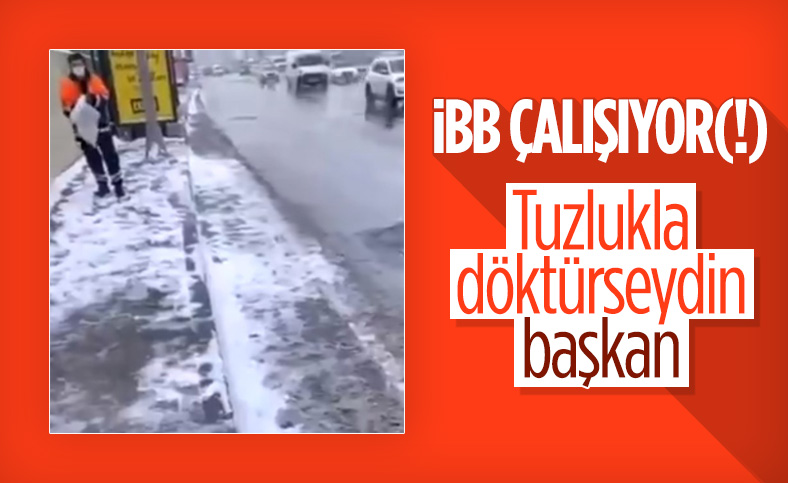 İstanbul'da tepki toplayan tuzlama işlemi