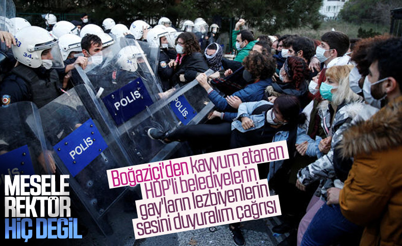 Boğaziçi'den HDP ve LGBT için protesto çağrısı