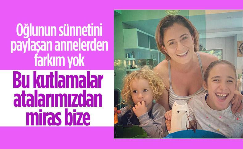 Kızının regl gününü paylaşan Ceyda Düvenci'den eleştirilere cevap