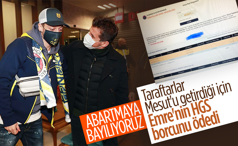 Fenerbahçelilerden, Emre Belözoğlu'na HGS'li teşekkür