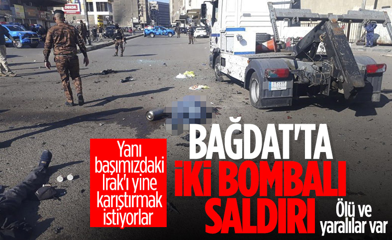 Irak'ın başkenti Bağdat'ta patlama meydana geldi