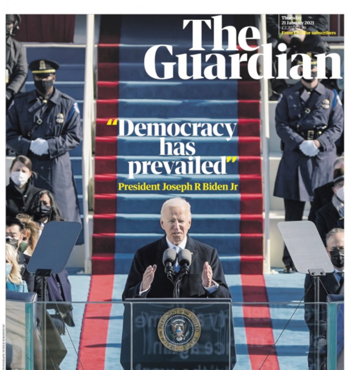 Dünya basını, Joe Biden ın başkanlık görevine başlamasını nasıl gördü #1