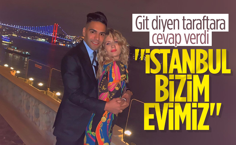 Falcao'nun eşi: İstanbul bizim evimiz