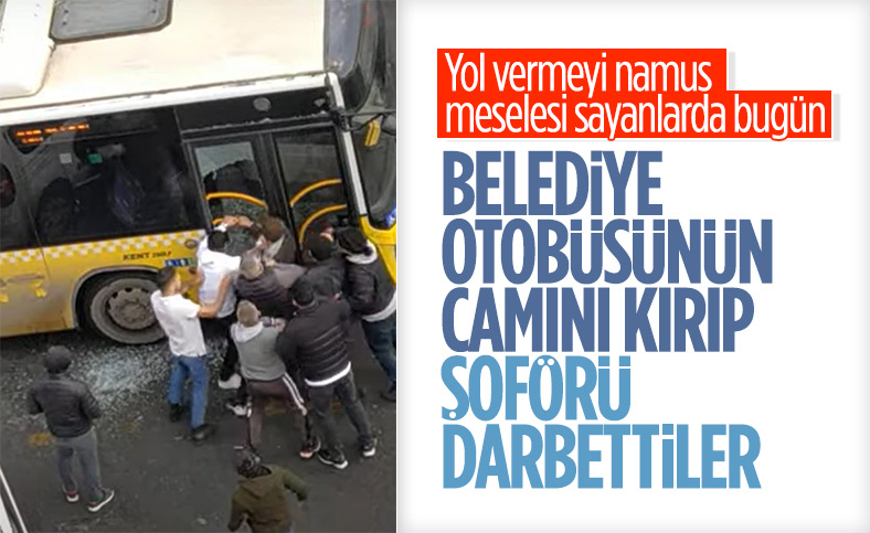 İstanbul'da otobüs şoförüne saldırı
