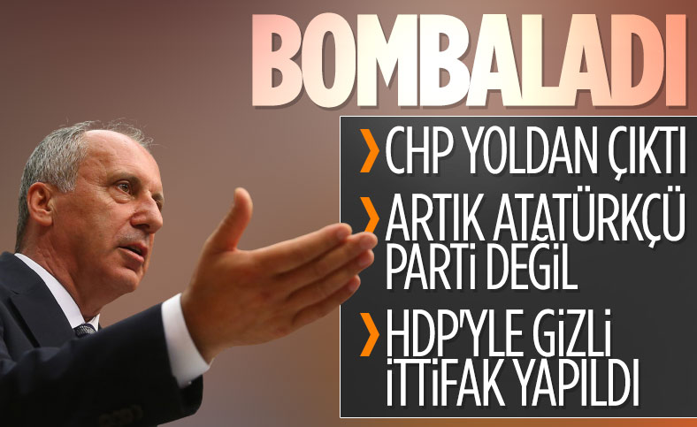 Muharrem İnce: CHP yoldan çıktı