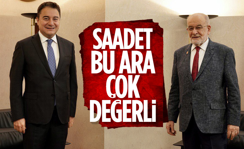 Ali Babacan'dan Temel Karamollaoğlu'na ziyaret