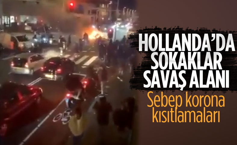 Hollanda’da koronavirüs kısıtlamaları karşıtı protesto: 30 gözaltı