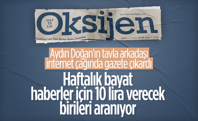 Haftalık gazete Oksijen, 10 liradan satılıyor