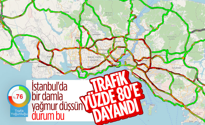İstanbul'da kısıtlama sonrası trafik yoğunluğu