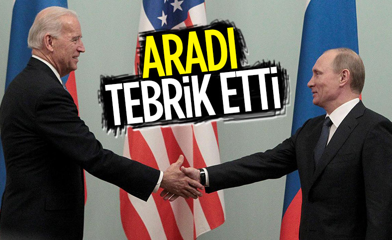 Vladimir Putin'den Joe Biden'a tebrik telefonu