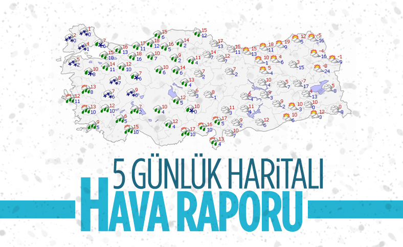 Beklenen kar Trakya'dan giriş yaptı