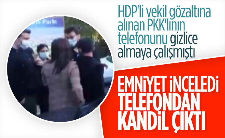HDP'li vekilin delilleri yok etmek için aldığı telefon incelendi