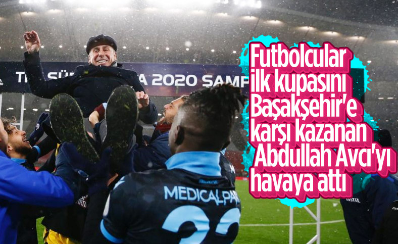 Trabzonspor'da Süper Kupa sevinci