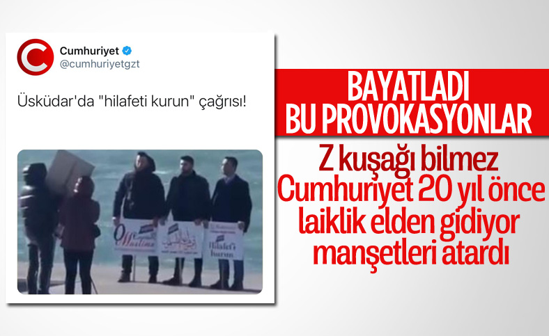 Üsküdar'daki görüntü Cumhuriyet gazetesini korkuttu