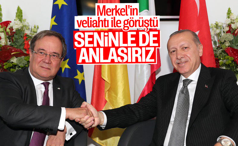 Cumhurbaşkanı Erdoğan, Armin Laschet ile görüştü