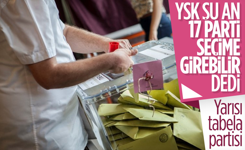 YSK hangi partilerin seçimlere girme yeterliliğine sahip olduğunu belirledi