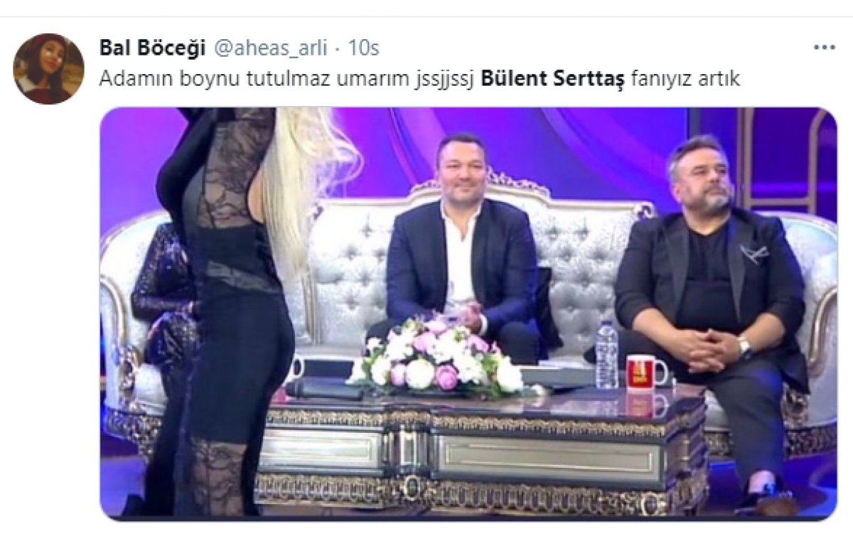 İbo Show’da oryantal Didem’i izlemeyen Bülent Serttaş ile ilgili güldüren paylaşımlar #3