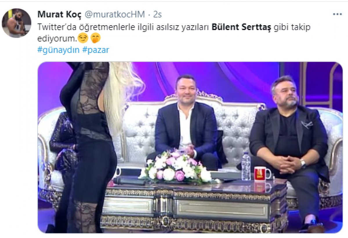 İbo Show’da oryantal Didem’i izlemeyen Bülent Serttaş ile ilgili güldüren paylaşımlar #6