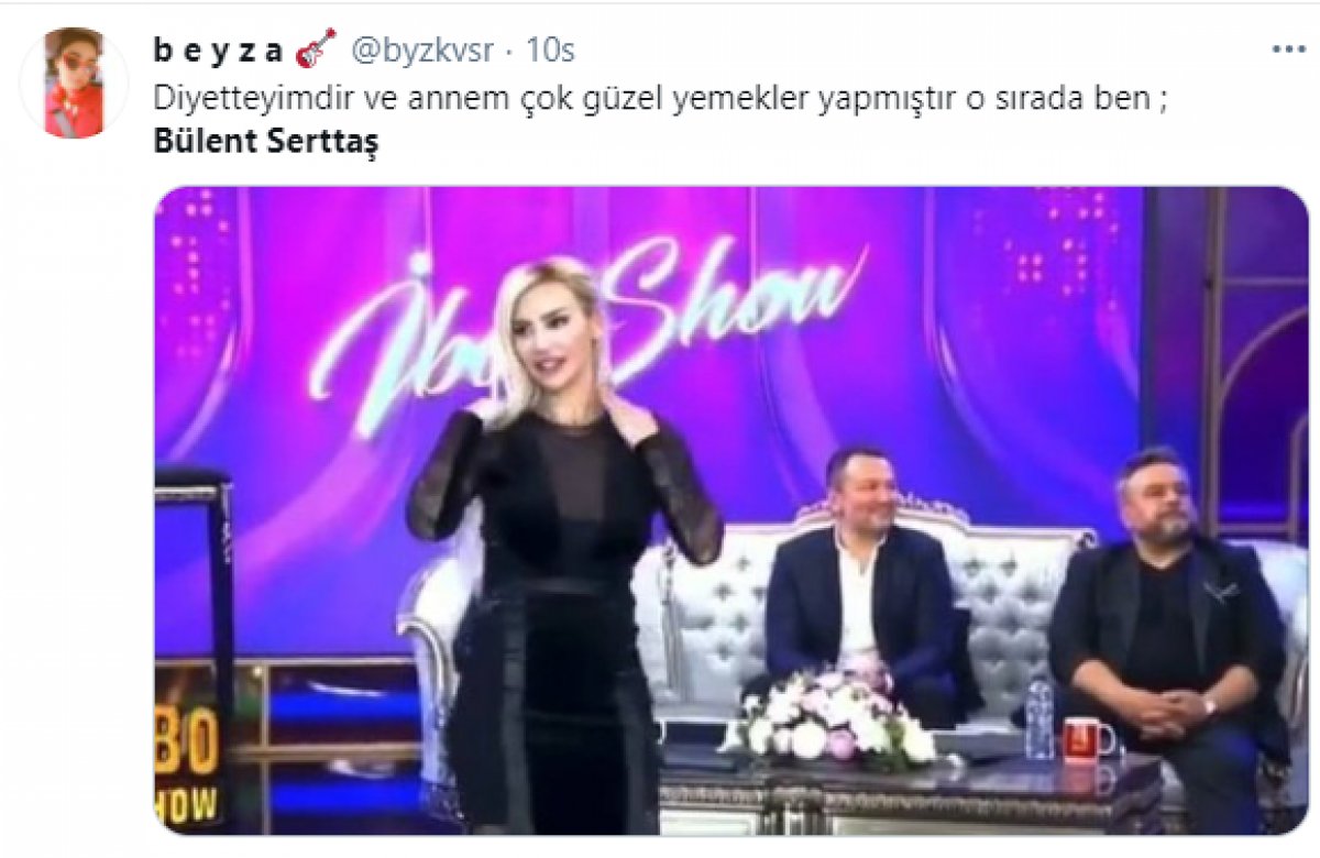İbo Show’da oryantal Didem’i izlemeyen Bülent Serttaş ile ilgili güldüren paylaşımlar #4