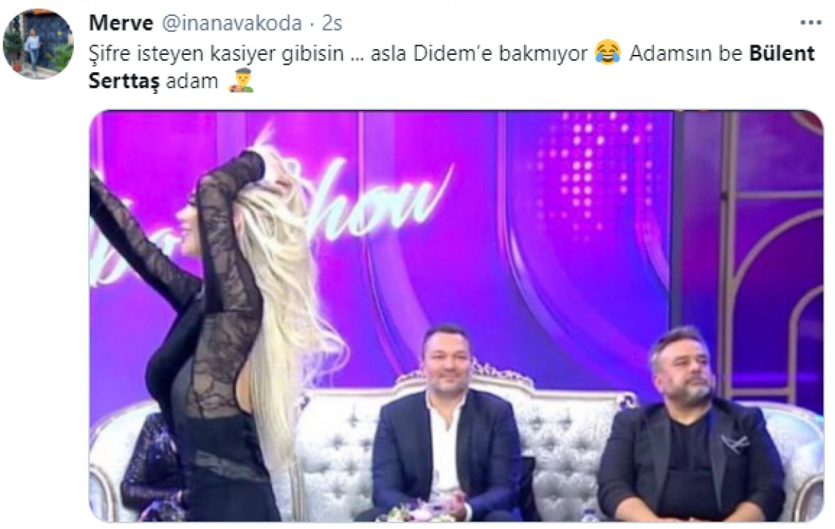 İbo Show’da oryantal Didem’i izlemeyen Bülent Serttaş ile ilgili güldüren paylaşımlar #5