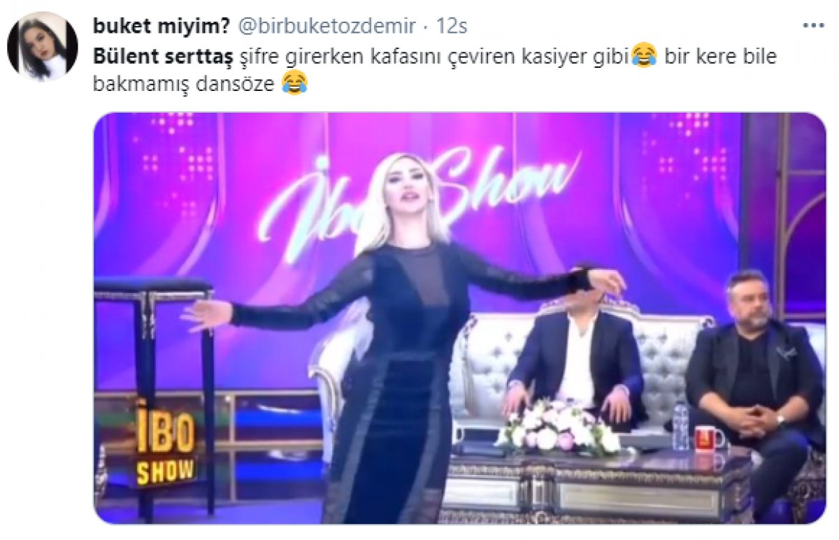 İbo Show’da oryantal Didem’i izlemeyen Bülent Serttaş ile ilgili güldüren paylaşımlar #13