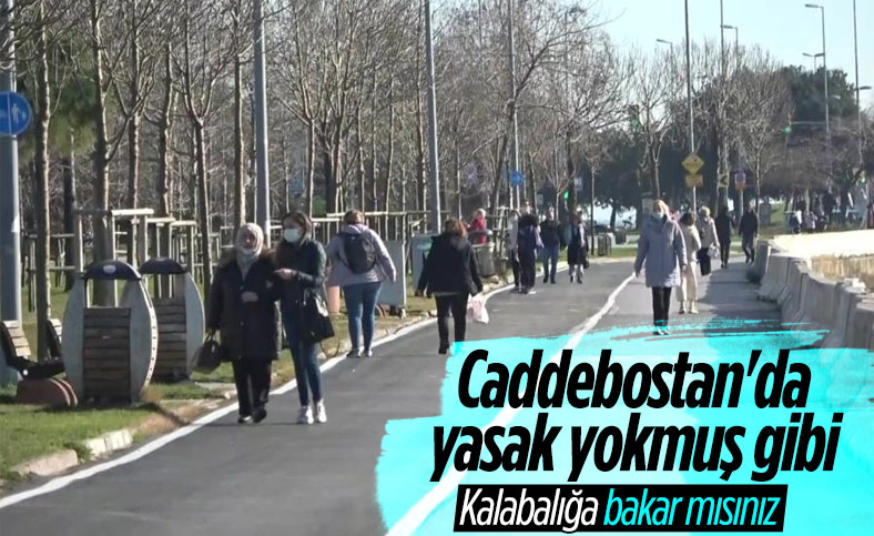 Güneşi gören İstanbullular kısıtlamayı unuttu