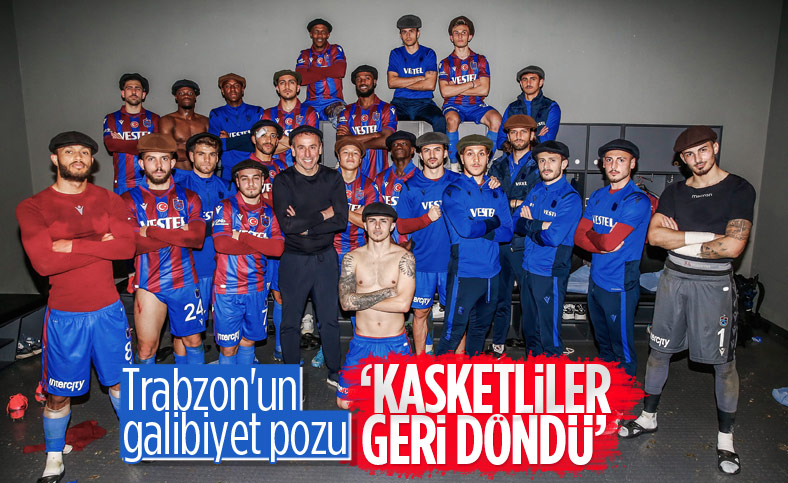 Trabzonspor'dan kasket pozu