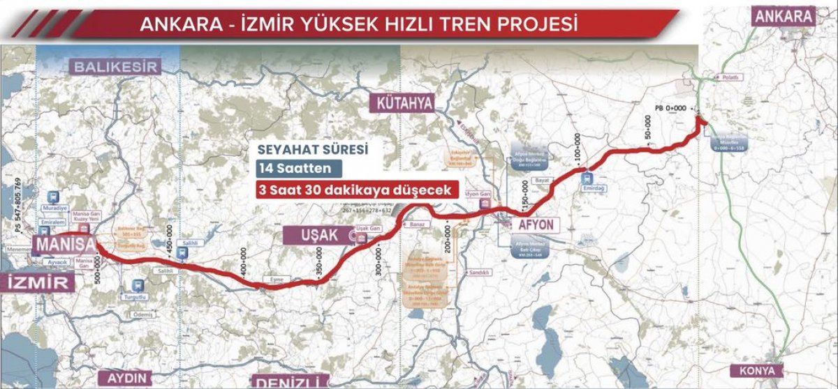 Ankara-İzmir YHT projesi hayata geçiyor #1