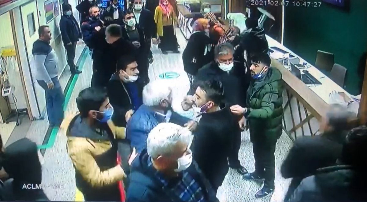 Relatives of patients assaulted health professionals in Gaziantep # 4