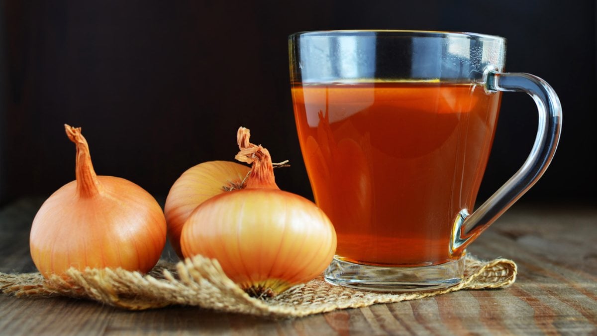 To relieve your sore throat Onion Tea Kimdeyir
